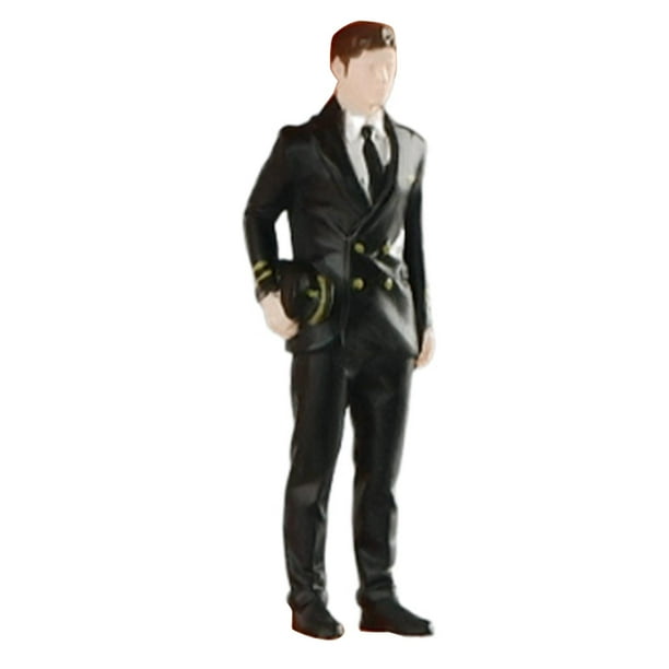 Figura en miniatura a escala 1:64, uniforme de hombre, accesorios para casa de muñecas, coleccionables pequeños Estilo A