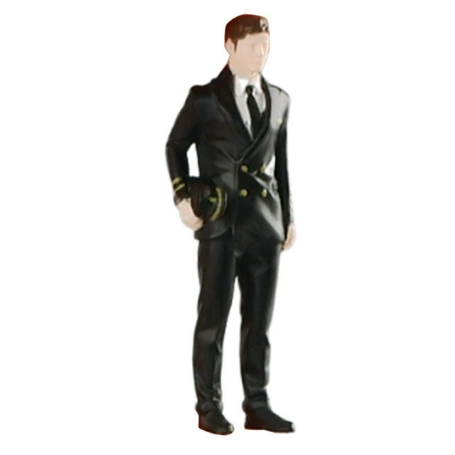 Figura en miniatura a escala 1:64 Figura de escena en miniatura Uniforme Hombre Micro Paisaje Estilo A