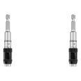thumbnail image 4 of relayinert Vis Magnétique Embout de Perceuse Changement Réglable pour Support de Tournevis Pivotant avec Argent Noir 2Ensemble, 4 of 6