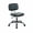 Black, variant on MAYEERTY Armless PU Leather Office Chair, Thickened Cushion Roller Chair for Small Home Spaces
