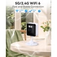 thumbnail image 6 of 2K Cameras for Home Security, 2.4/5GHz Wi-Fi 6 Indoor Camera for Dog/Pet/Nanny/Baby, AI Text Recognition, Smart Search, Color Night Vision, 2 Way Talk, Human Detection(2 Pack), 6 of 8