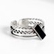 thumbnail image 2 of El anillo de plata no se desvanece, la apertura del nicho retro europeo y americano dedo índice amor joyería de plata pura ins anillo para mujeres, 2 of 5