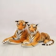 thumbnail image 2 of BESTSKY Plush Tiger Soft Comfortable Stuffed Animal Yellow Big Tiger Throw Pillow Toy Home Decor, 2 of 7