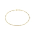 thumbnail image 1 of Pulso Barbada Inglesa Diamantada Oro Sólido 14k, 1 of 4