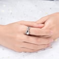 thumbnail image 2 of Infinity Cremation Jewelry Infinity Love Cremation Ring for Ashes Stainless Steel Hold Loved Ones Ash Keepsake Finger Ring Urn Locket Memorial Jewelry for Women-NO.9, 2 of 10