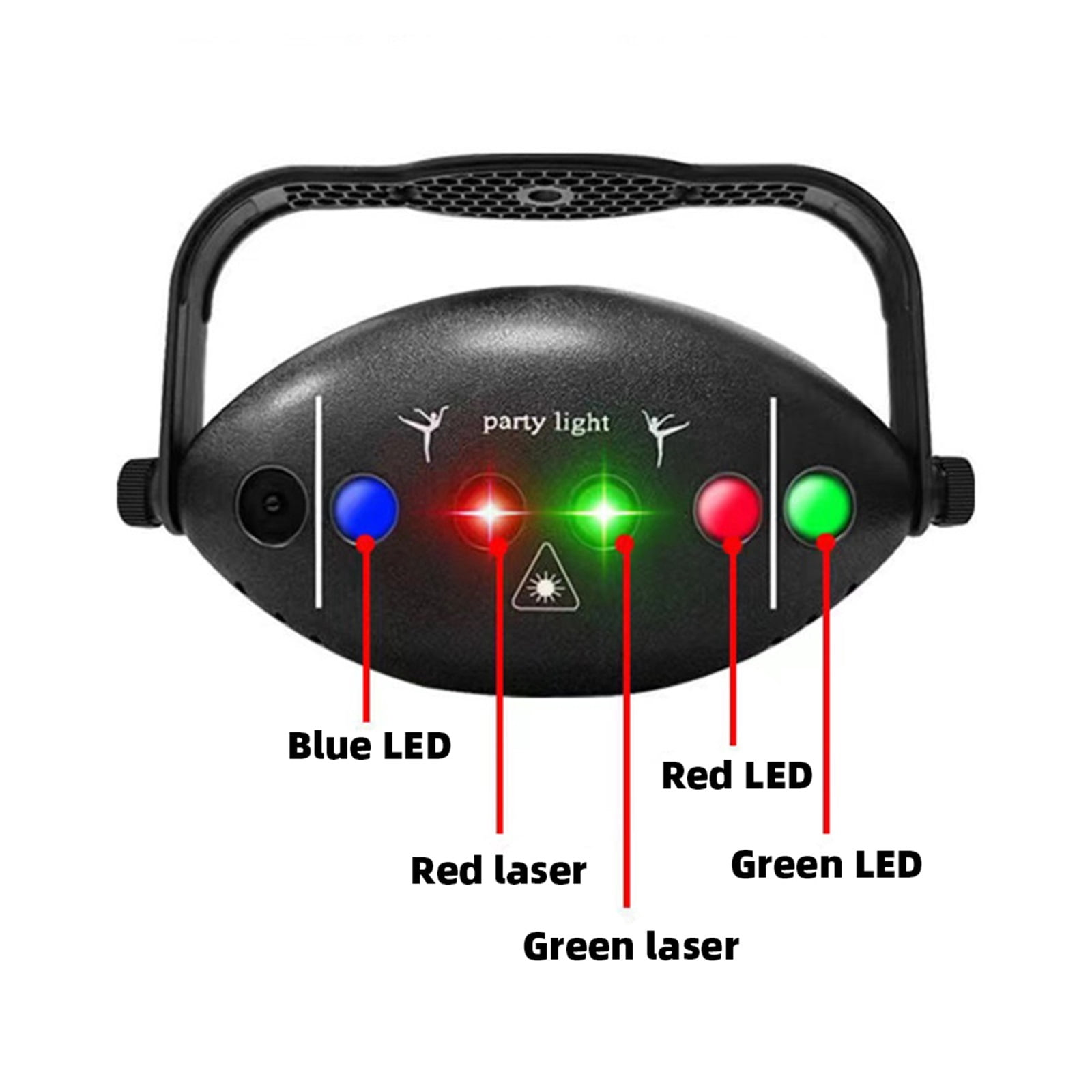 72 Pattern Disco Lights Stage Light DJ Party Light Projector Light Strobe Party Club Home Holiday Decoration Lights
