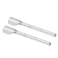 thumbnail image 1 of Half round leather cutter leather craft tool leather craft punch leather cutter punch half round punch 2Pcs Half Round Leather Cutter Tool Steel Punch Craft Tools Set Kit for Belt, 1 of 7
