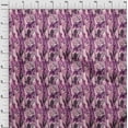 thumbnail image 4 of oneOone Cotton Cambric Purple Fabric Abstract Brush Stroke& Dot Diy Clothing Quilting Fabric Print Fabric By Yard 42 Inch Wide, 4 of 4