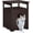 Espresso, variant on BarefHaven Hidden Cat Litter Box Enclosure Furniture with Storage Shelf | Decorative Cabinet, Open Tier for Supplies, 119 lb Top Doubles as End Table, Keeps Litter Contained, Easy Assembly, White