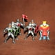 thumbnail image 1 of Medieval Castle Miniature Ancient Roman Crusader Warrior King Magician Guard Soldier Knight Action Figure Figurine Model ToysC He Qiyong unisex, 1 of 1