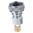 thumbnail image 1 of LNGOOR Faucet To Hose Adapter 1/2 Inch Coupling Washing Machine Adapter Quick Connect Fitting, 1 of 8