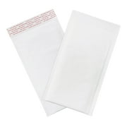 Office Depot® Brand White Self-Seal Bubble Mailers, #00, 5" x 10", Pack Of 25