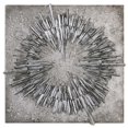 thumbnail image 1 of Uttermost Nebulus Silver Wall Art, 1 of 2