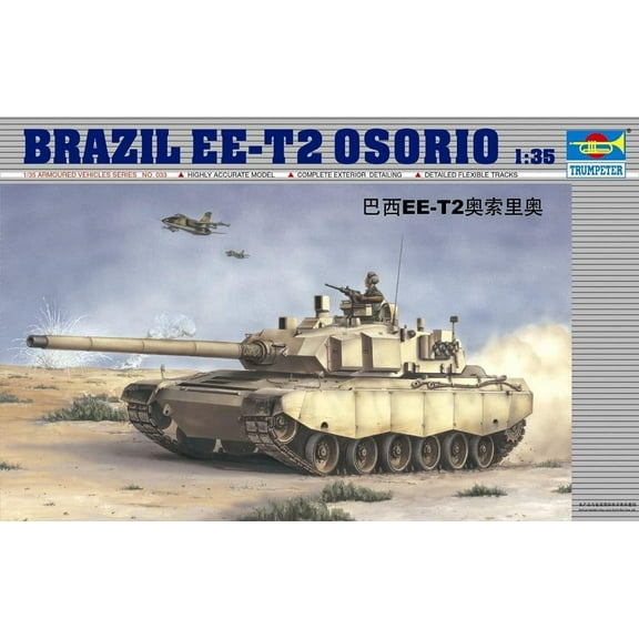 Trumpeter 00333 1/35 Scale Brazil EE-T2 Osorio Plastic Model Kit