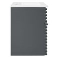 thumbnail image 5 of Modway Render 18" Wall-Mount Bathroom Vanity in Gray White, 5 of 9