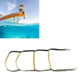 thumbnail image 1 of Rope Boarding Ladder, 4 Steps Collapsible Slip Resistance Boat Rope Ladder  for Hammam for Beauty Salon, 1 of 7