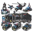 thumbnail image 3 of Military aircraft carrier police building blocks children assembled DIY toys, 3 of 8