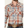 thumbnail image 3 of Wrangler Men's Retro Plaid Print Long Sleeve Snap Western Shirt - 112346601, 3 of 4