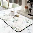 thumbnail image 2 of Washable Rubber Colorful Floral Dish Drying Mats for Kitchen Counter Home Large Coffee Bar Pad Accessories and Decor for Utensils Stemware 19.5''x12'', 2 of 7