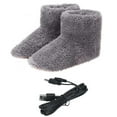 thumbnail image 6 of Aihuaihua Microwavable Slippers Electric Heated Slippers, USB Heated Slippers, Plush Heated Foot Warmer, Heated Slippers for Adults Cold Day to Soothing Fatigue, Feet Warmers for Women & Men, 6 of 7