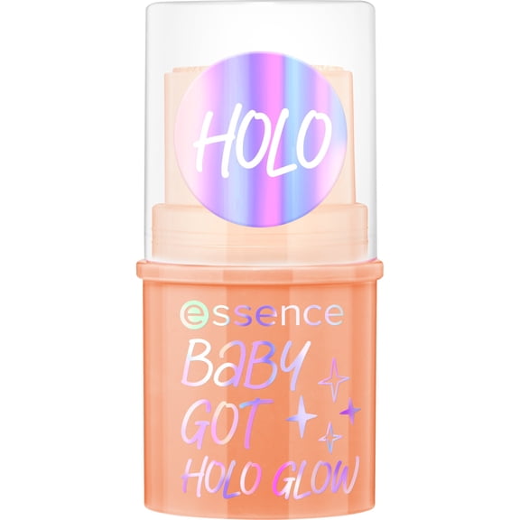essence Baby Got Holo Glow Highlighter Stick, 10 Holy Apricotly