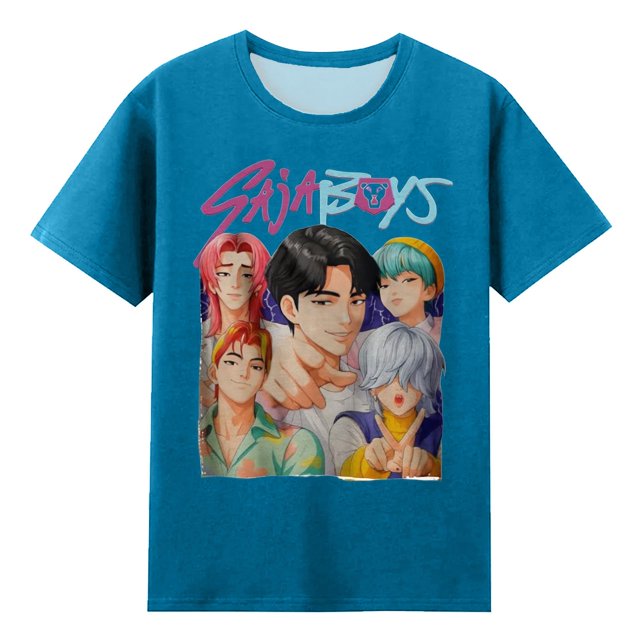 2025 Movie Kpop Demon Hunters Tiger T-Shirt, Derpy the Tiger And Bird Demon Hunter Tiger Tee, Demon Hunter Merch, Hunters Tiger Fan#Turquoise M