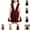 Wine, variant on YOUYEDIAN Back to School Uniform Dresses for Girls Sleeveless V Neck Pleated Dress
