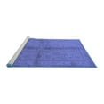 thumbnail image 2 of Ahgly Company Machine Washable Indoor Rectangle Oriental Blue Industrial Area Rugs, 8' x 12', 2 of 4
