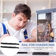 FOMIYES Hdd Hard Drive Rail, Black, for Computer, Replace Old Or Broken ...