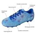 thumbnail image 2 of Vizari Frost Outdoor Firm Ground Soccer Cleats for Kids – Stylish and Comfortable Athletic Soccer Shoes for Boys and Girls - Blue/Purple, 13, 2 of 7