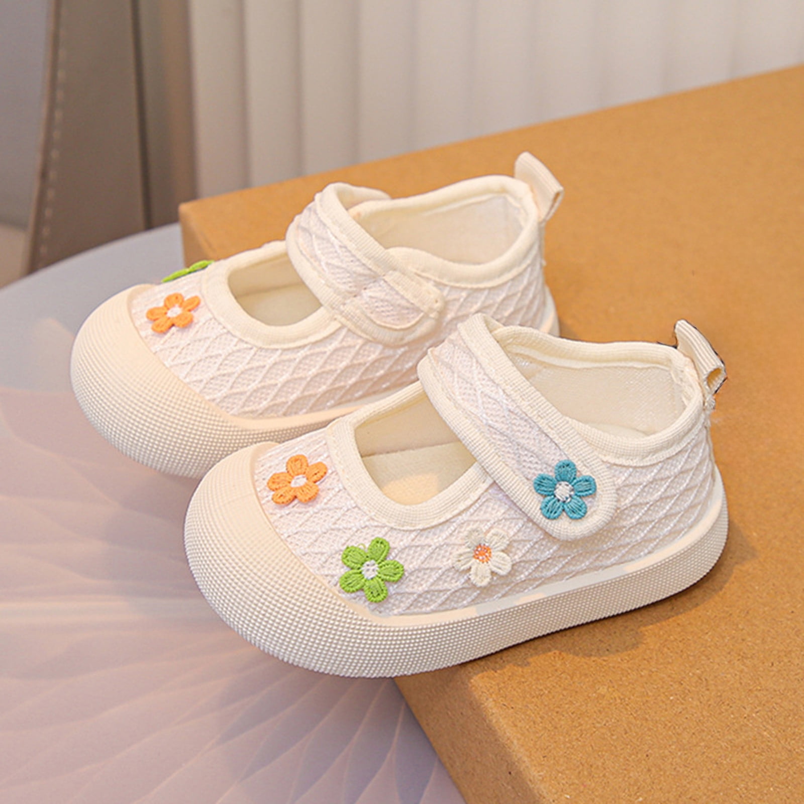 Baby Boys Girls First Walkers Barefoot Hiking Sneakers Toddler Breathable Walking Running Tennis Shoes