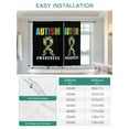 thumbnail image 6 of Cartoon Autism Tie Up Curtains for Windows 63 Inch Length Balloon Curtains Kitchen Adjustable Balloon Window Shade Abstract Awareness Colorful Blocks Modern Tie Up Bathroom Curtain Window 42"x63", 6 of 6