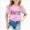 v3-Pink, variant on Girls Short Sleeve Shirts Summer Crewneck Tee Tops Casual Cute Blouse 6-12 Months 12-24 Months 2t 3t 4t 5t 6t 7t 8t 9t Children