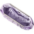thumbnail image 5 of Elegant Evening Clutch Pleated Satin Bridal Purse Party Prom Banquet Handbag Shoulder Bag, 5 of 5