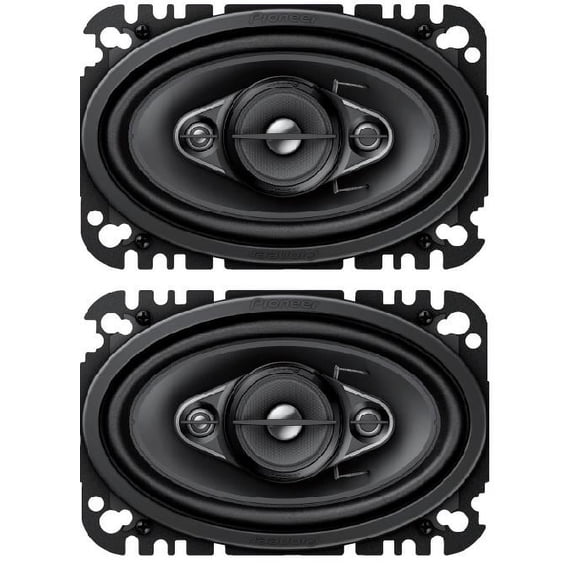 PIONEER TS-A4670F 4" x 6" 210W 4-WAY CAR AUDIO SPEAKERS (PAIR) 210W MAX RMS