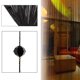thumbnail image 1 of Cortina De Cuentas De Cristal Cordón decorativo Cortina Perlas Panel de pared Franja Habitación Puerta Ventana Negro Tmvgtek Libre de BPA, 1 of 8
