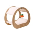 thumbnail image 3 of Cat Scratch Post Cat Climbing Frame Cat Furniture with Ball, Resting Cat House, 3 of 9