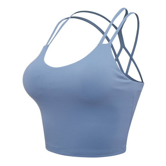 Tinglu Sling Tube Top Fitness Yoga Vest Pads Wrapped Chest Tank Tops Sport Bras