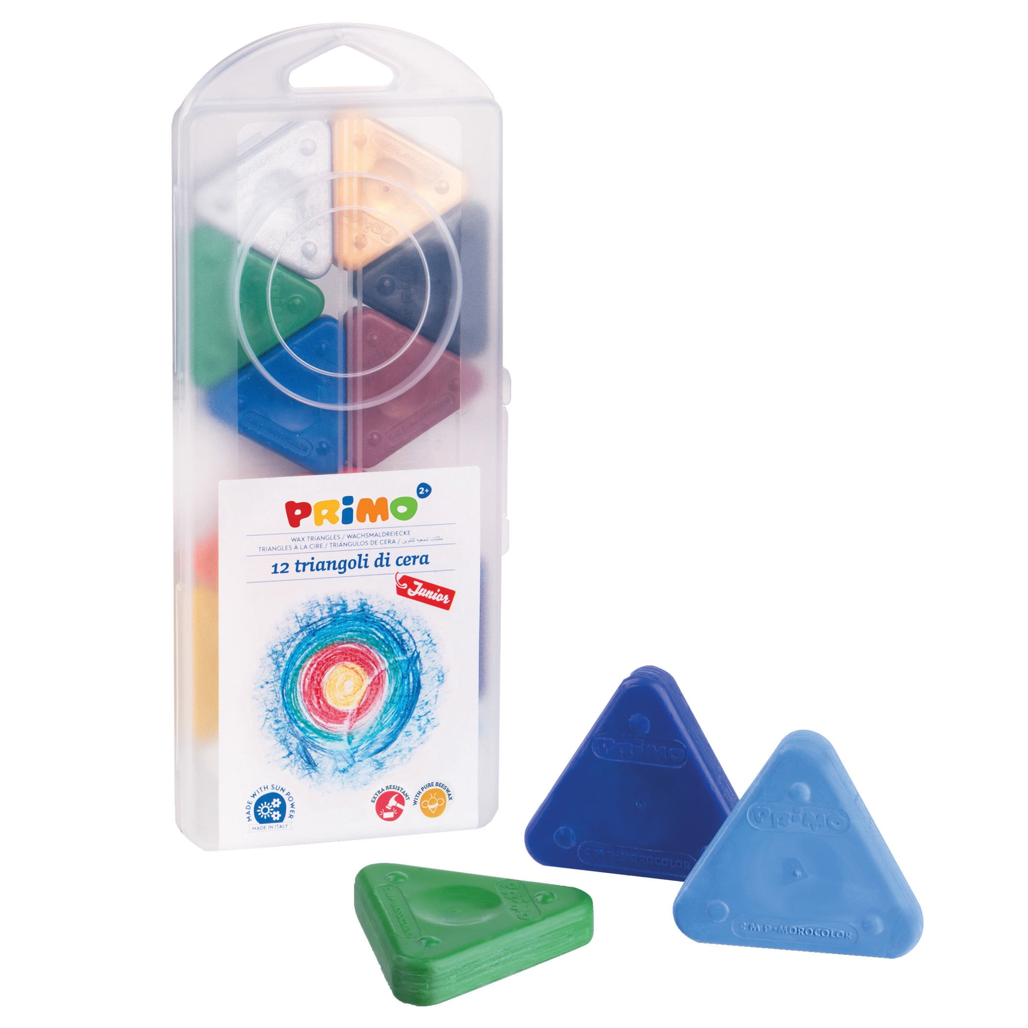 Primo Triangle Crayons, 12ct