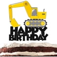 thumbnail image 3 of Juego de vajilla desechable serie Bulldozer de construcción, vasos de papel, platos, camión excavadora, globo, decoración de fiesta de cumpleaños para niños, 3 of 4