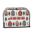 thumbnail image 2 of Fotbe Christmas Houses for Two Slice Toaster Cover, Fingerprint Protector, Super Soft Appliance Cover And Dust Cover,Bread Dust Cover & Fingerprint Protection, 2 of 7