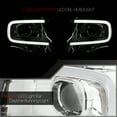 thumbnail image 5 of DNA Motoring For 07-14 Ford Expedition LED DRL Chrome Amber Projector Headlight Lamps Pair, 5 of 12