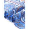 thumbnail image 5 of Agnes Orinda Women's Plus Size School College Bohe Tops Floral Print V Neck 3/4 Sleeve Dressy Top Casual Work Tunic Blouses 4X Sky Blue, 5 of 6
