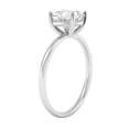 thumbnail image 2 of Cora Jewellery 1.0CT Round Moissanite Enagagement Ring , 14K White Gold, 12 US, 2 of 7
