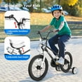 thumbnail image 4 of XJD 12 14 16 Inch Boys Bike with Training Wheels for kids Ages 3-9 Years Old Bike Bicycle with Water Bottle Holder,Bell, Lightweight, Adjustable Seat/Handlebars, 4 of 7
