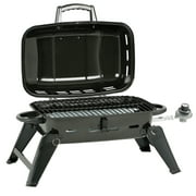 Master Cook 18" Portable Propane Folding Tabletop Grill, Black