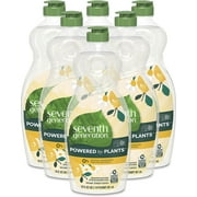 Angle View: Seventh Generation, Dish Liquid Chamomile + Lemon Iscap, 19 Fl. Ounce (Pack of 6)