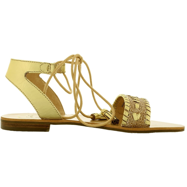 Jack rogers tate raffia sandal sale gold
