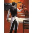 thumbnail image 2 of Heighton, Brent 12x14 White Modern Wood Framed Museum Art Print Titled - Wine Bar, 2 of 4