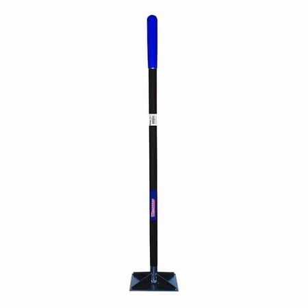 Westward Tamper,Steel,8in.L x 8in.W,Rubber Grip 38ZD98